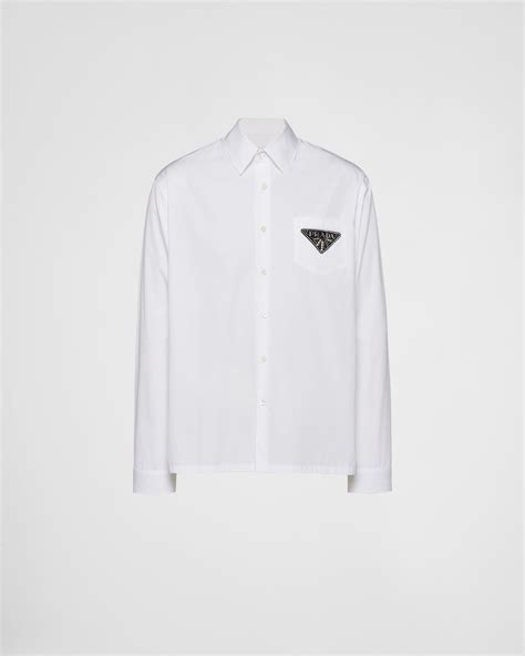 prada white dress 2017|Prada men's dress shirt white.